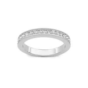 0.50ctw Round Diamond Pave Milgrain Eternity Band