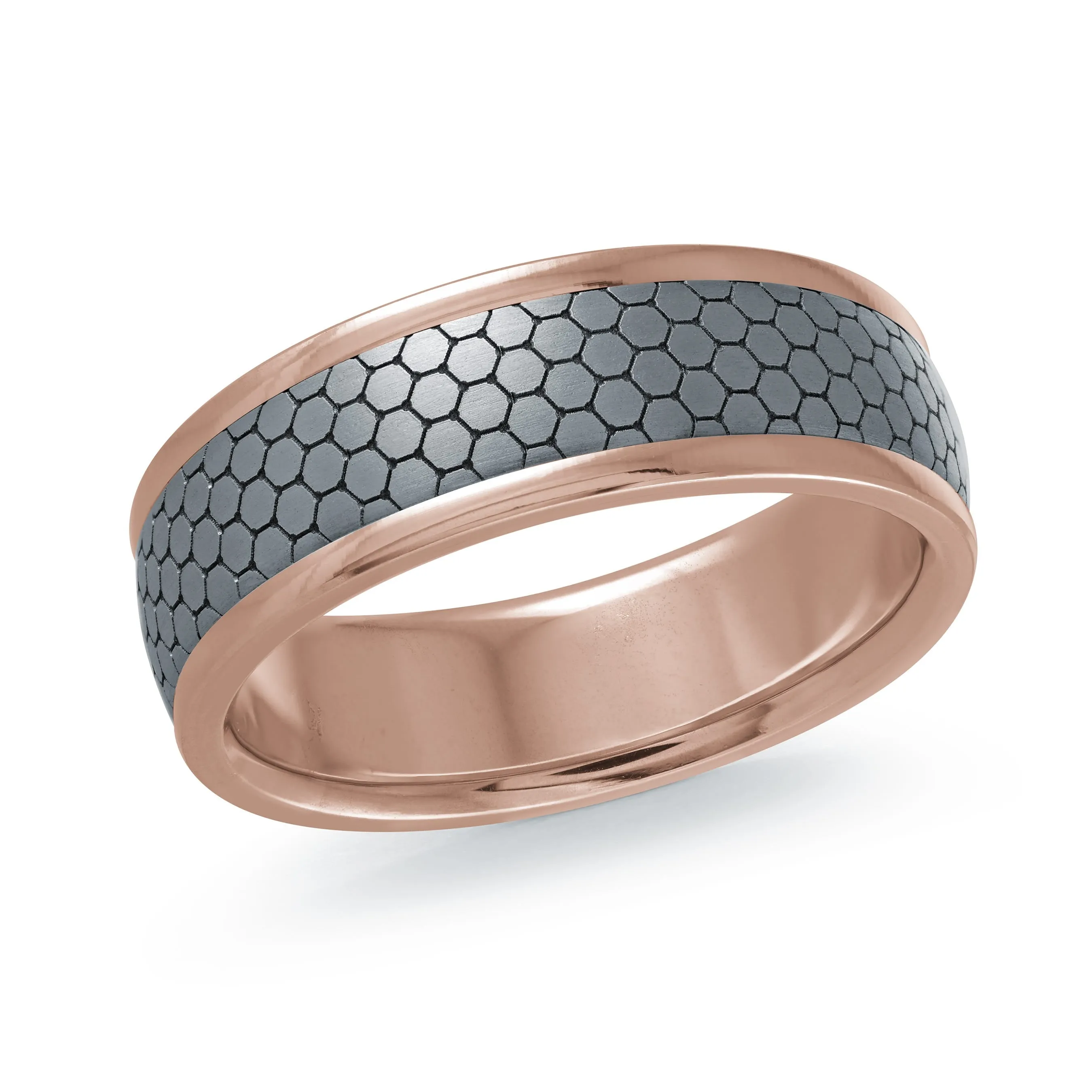 14K Rose Gold Ring from the Tantalum Collection by Malo - MRDTN-048-7P