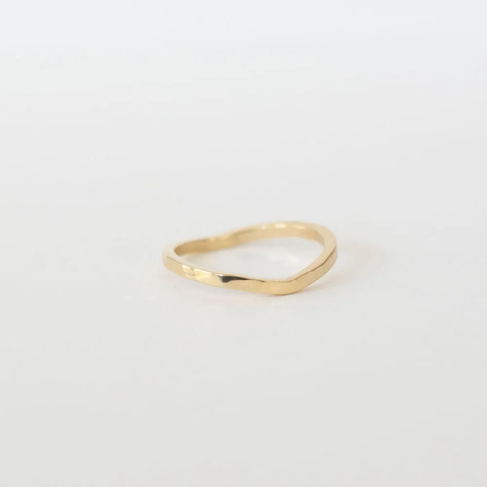 14K Yellow Gold Organic Ring