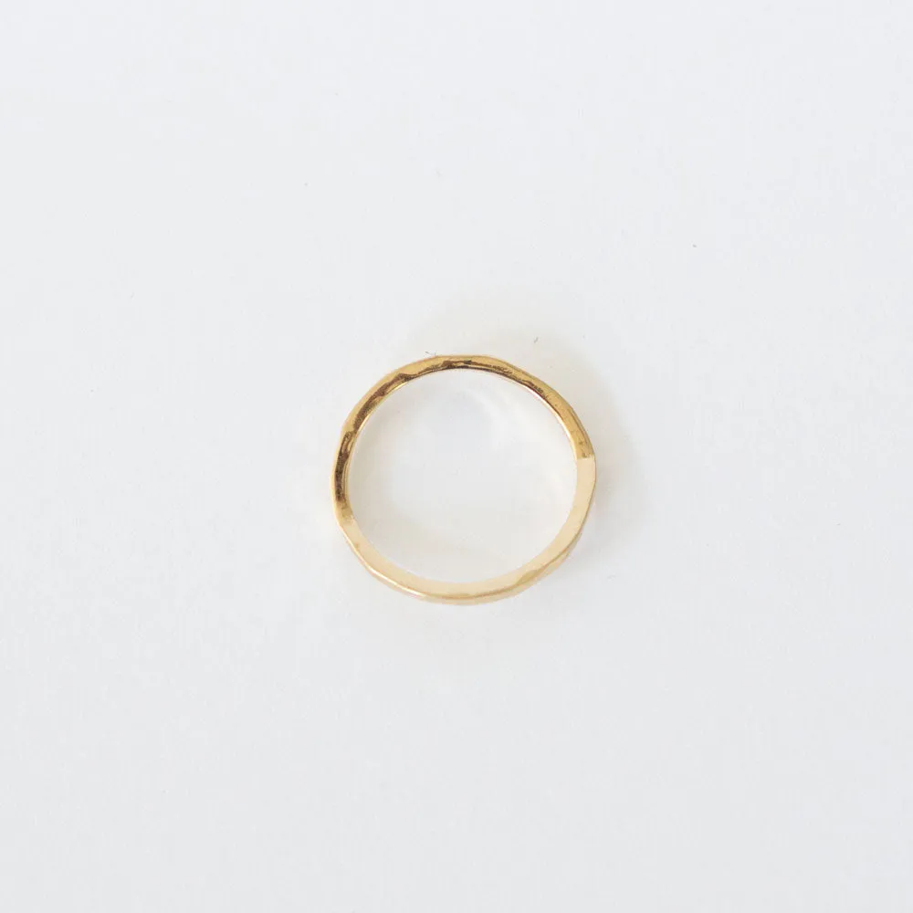 14K Yellow Gold Organic Ring