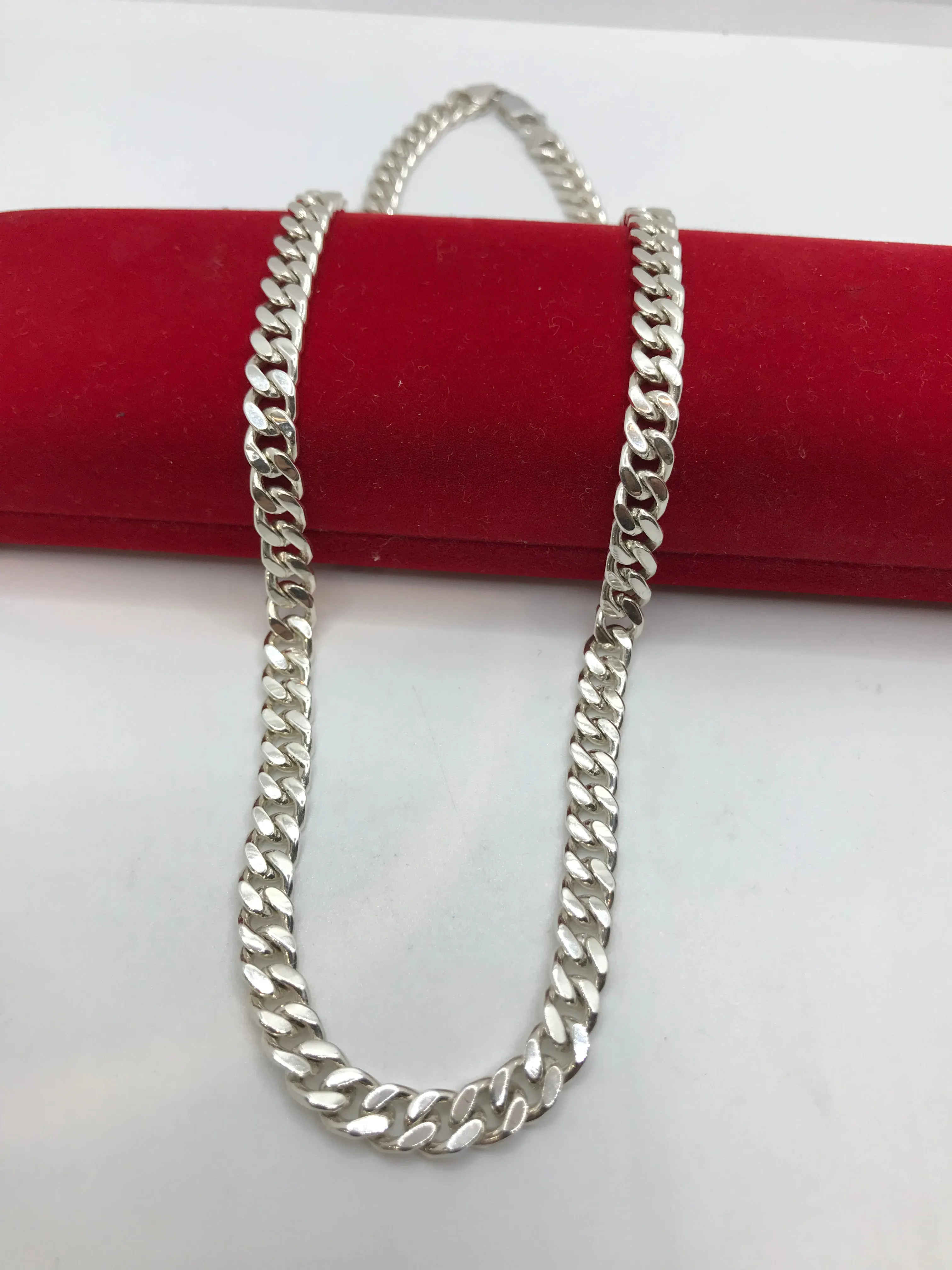 925 Sterling silver Cuban link chains