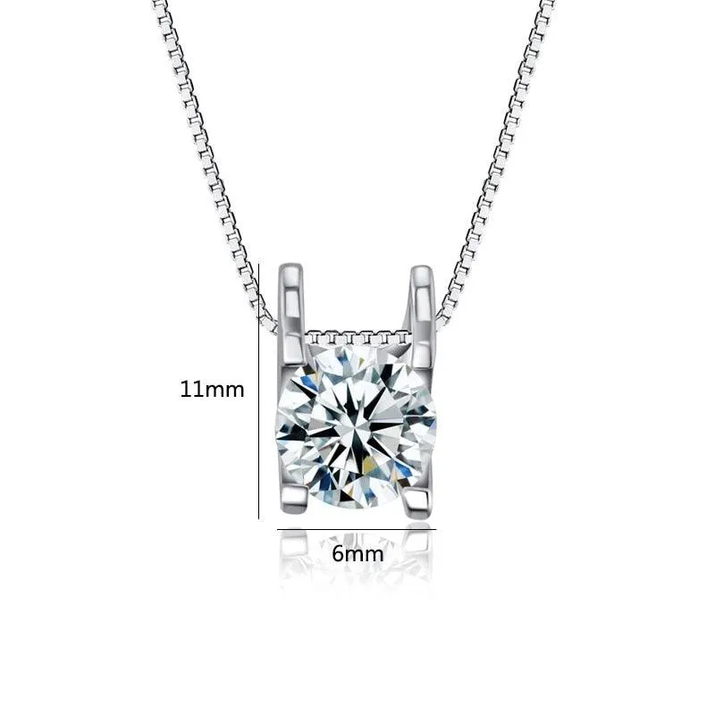 925 Sterling Silver Necklace & Pendant for women- Stylish Zirconia Choker