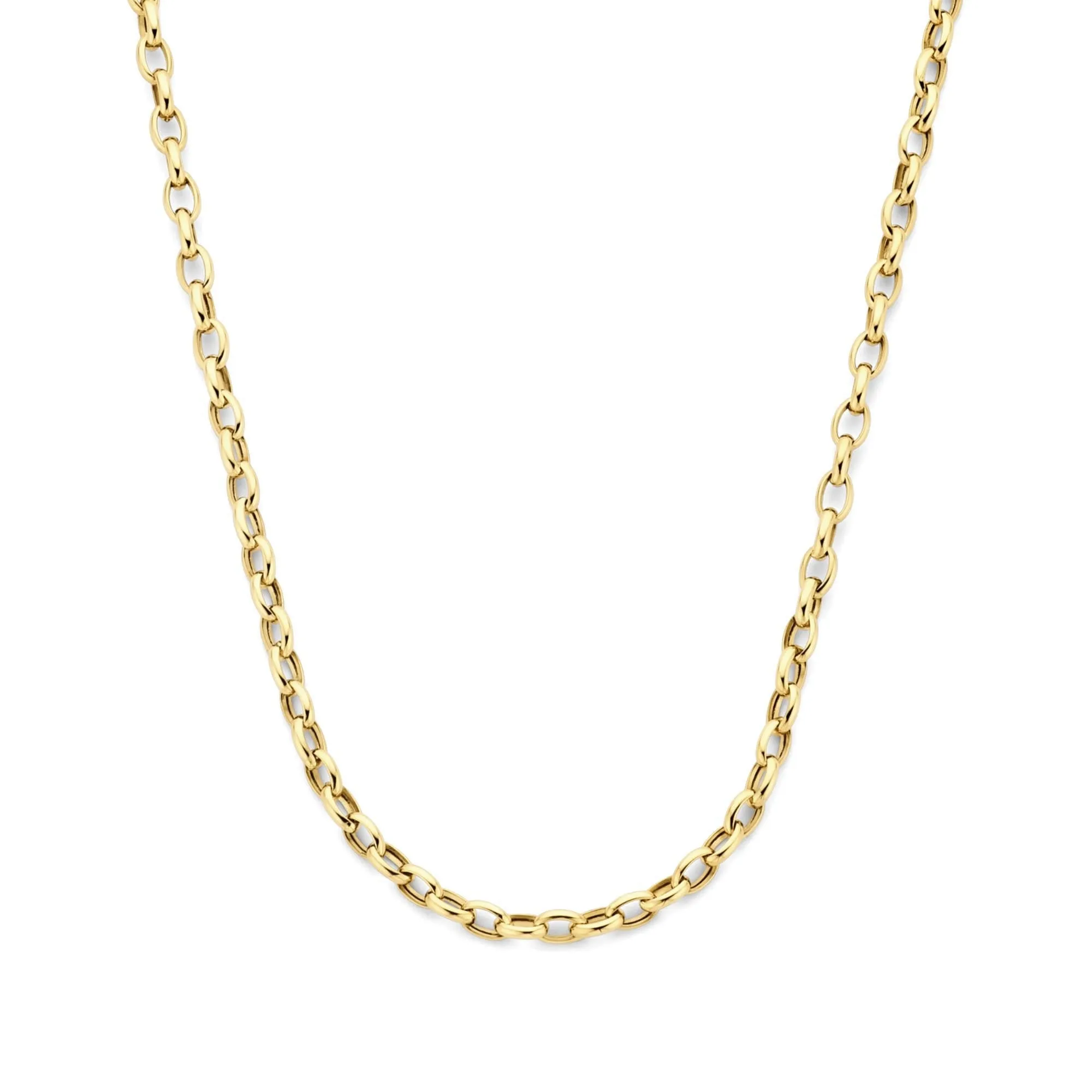 Aidee Camille 14 karat gold link necklace