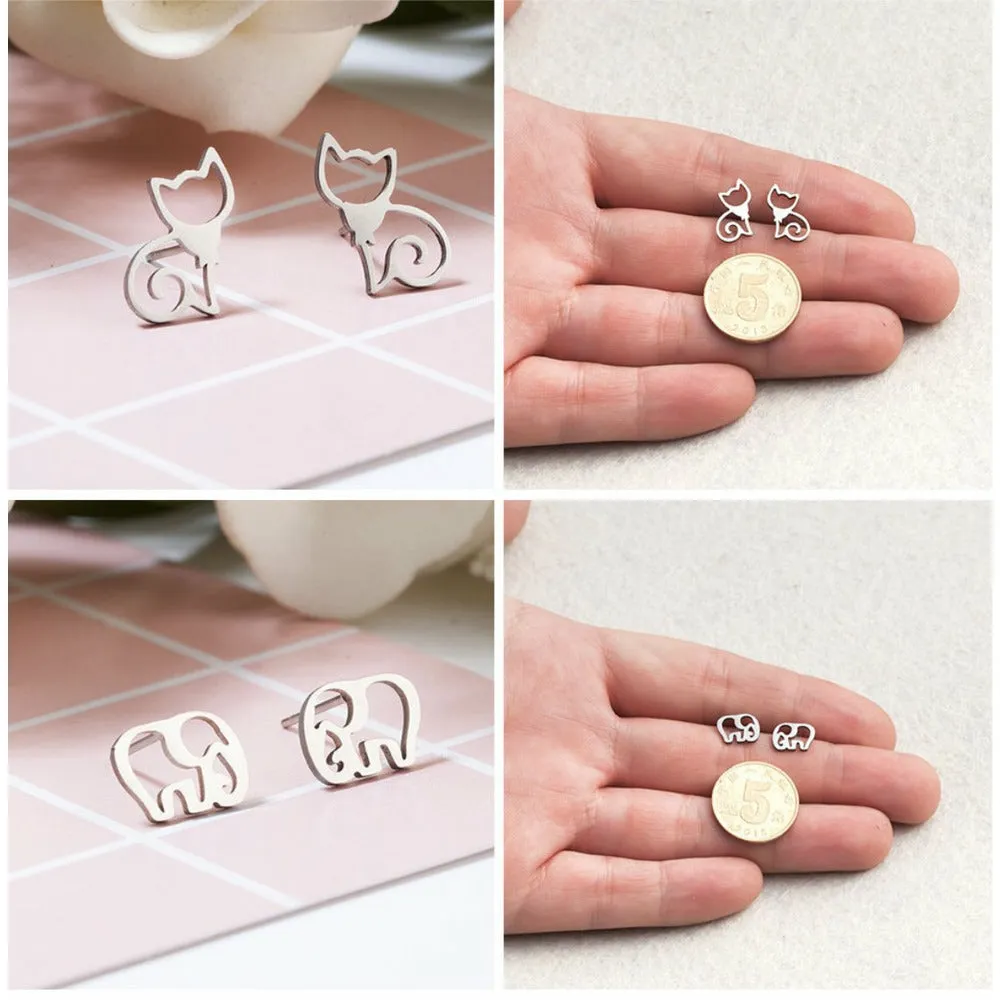 Amira Stainless Steel Studs