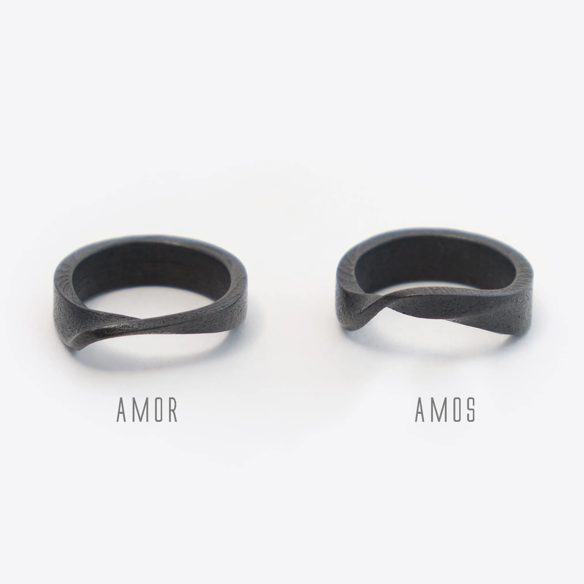 Amor Steel Ring ─ Bold