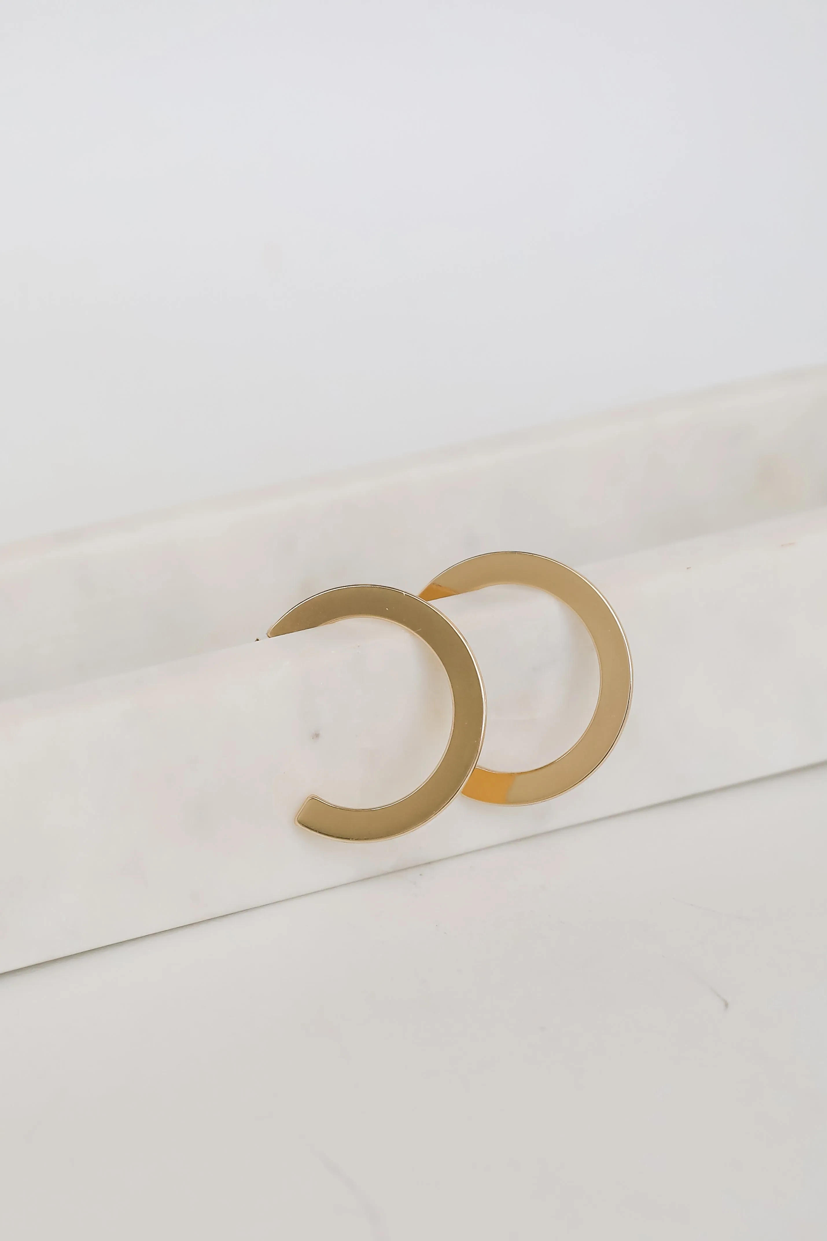 Avery Gold Hoop Earrings