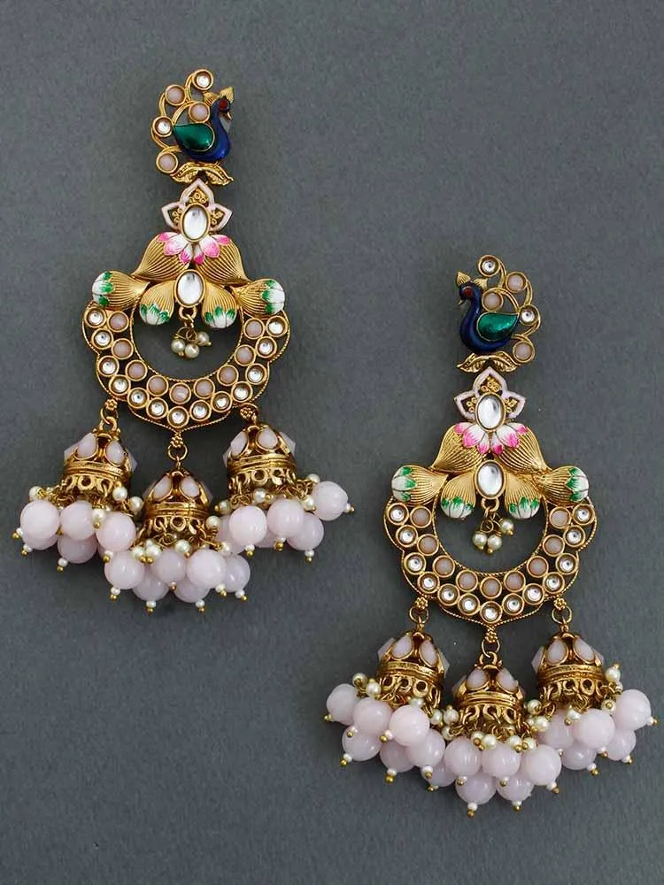 Blush Vrishank Jhumkis