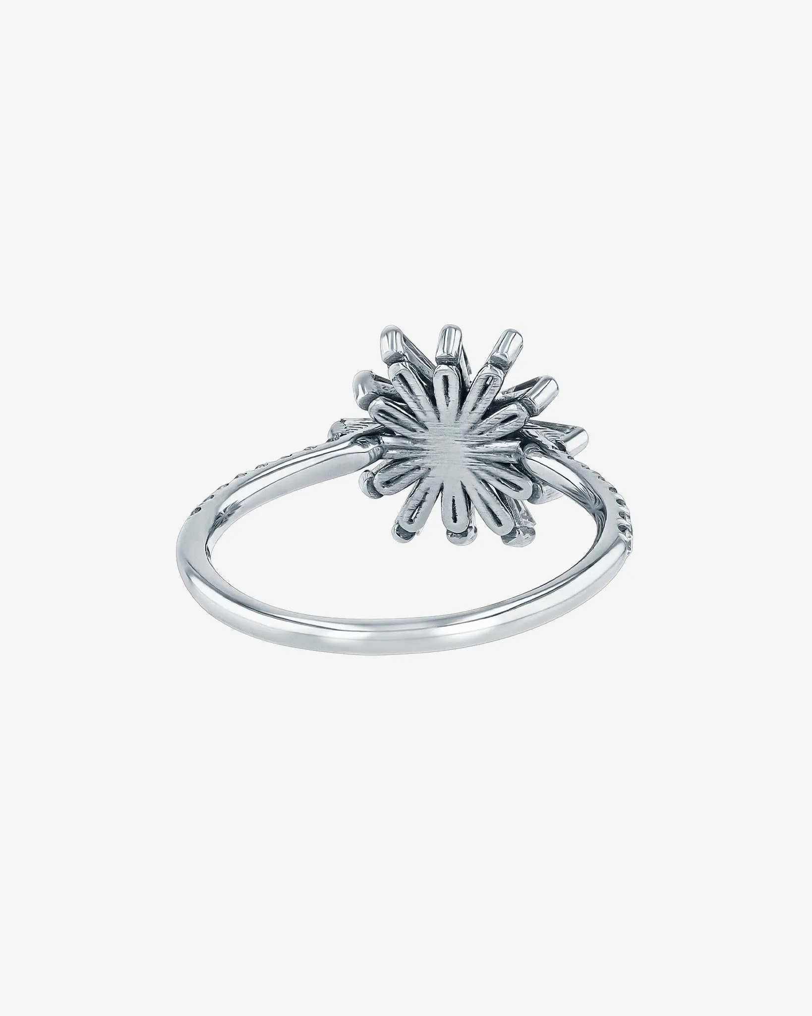 Bold Diamond Flower Ring