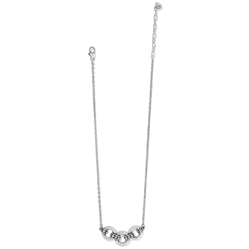 Brighton Women's Pretty Tough Stud Trio Necklace