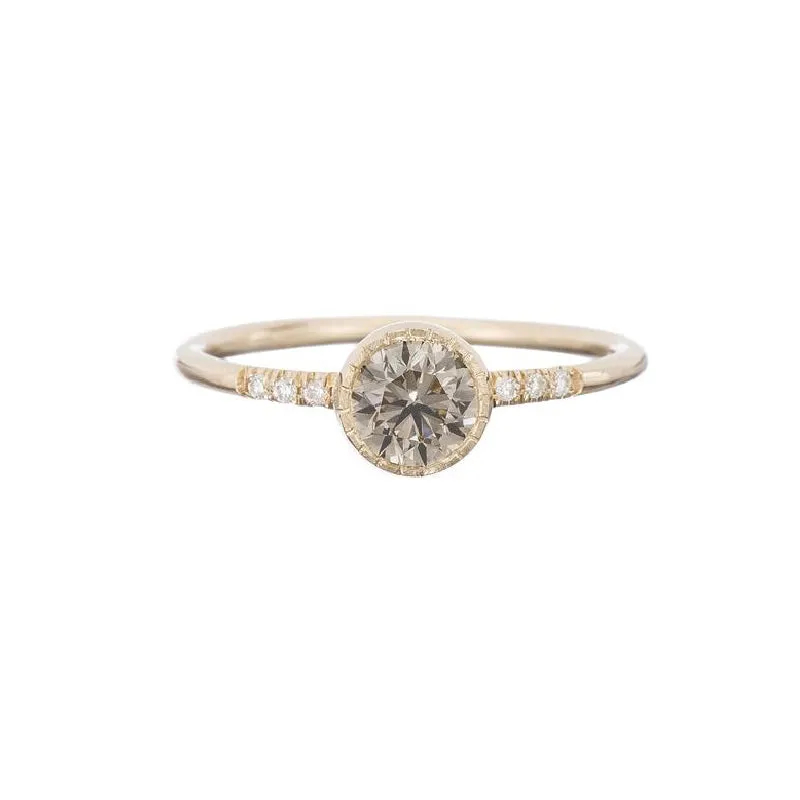 Champagne Diamond Hope Ring