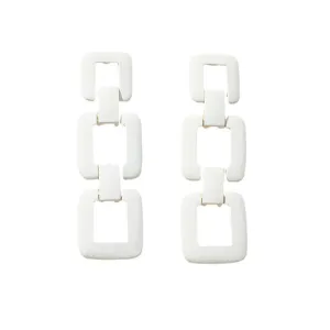 Chic Geometric Alloy Earrings - Retro Fashion Jewelry Collection