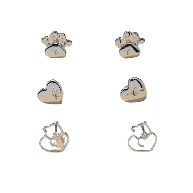 Chic Trio: Minimalist Foot Earring Set - Planderful Vienna Verve Collection