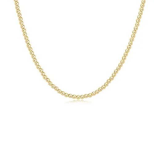 choker classic gold 3mm bead by enewton