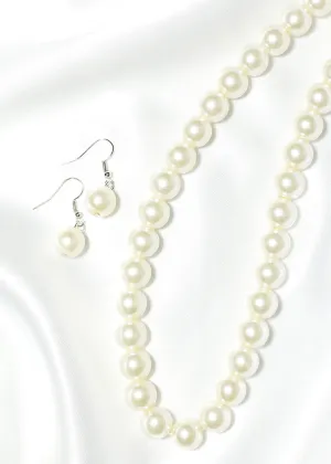 Classic Pearl and Earring Set