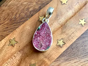 Cobalto Calcite Akoni Pendant - Teardrop