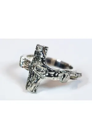 Crucifix Ring - FN0518SS