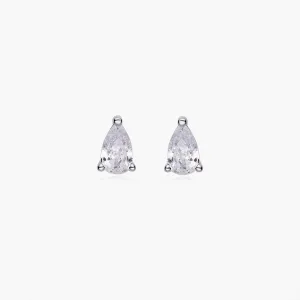 Dainty Pear-cut Stud Earrings