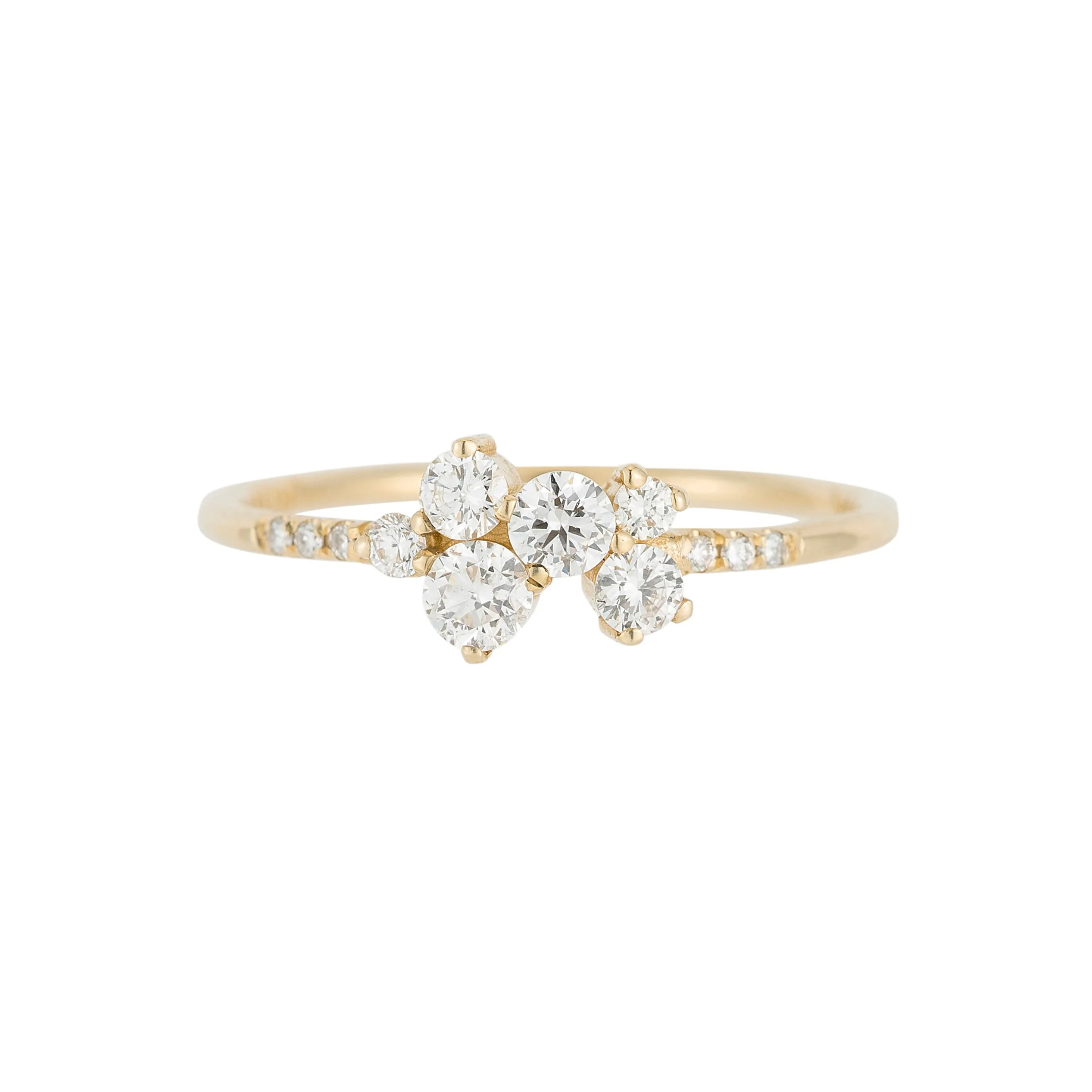 Diamond Bubble Equilibrium Ring