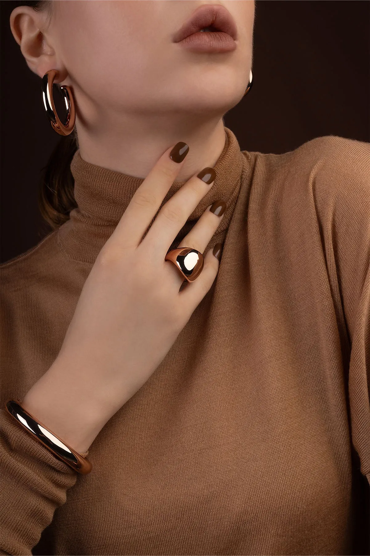 Dome Rose Gold Ring