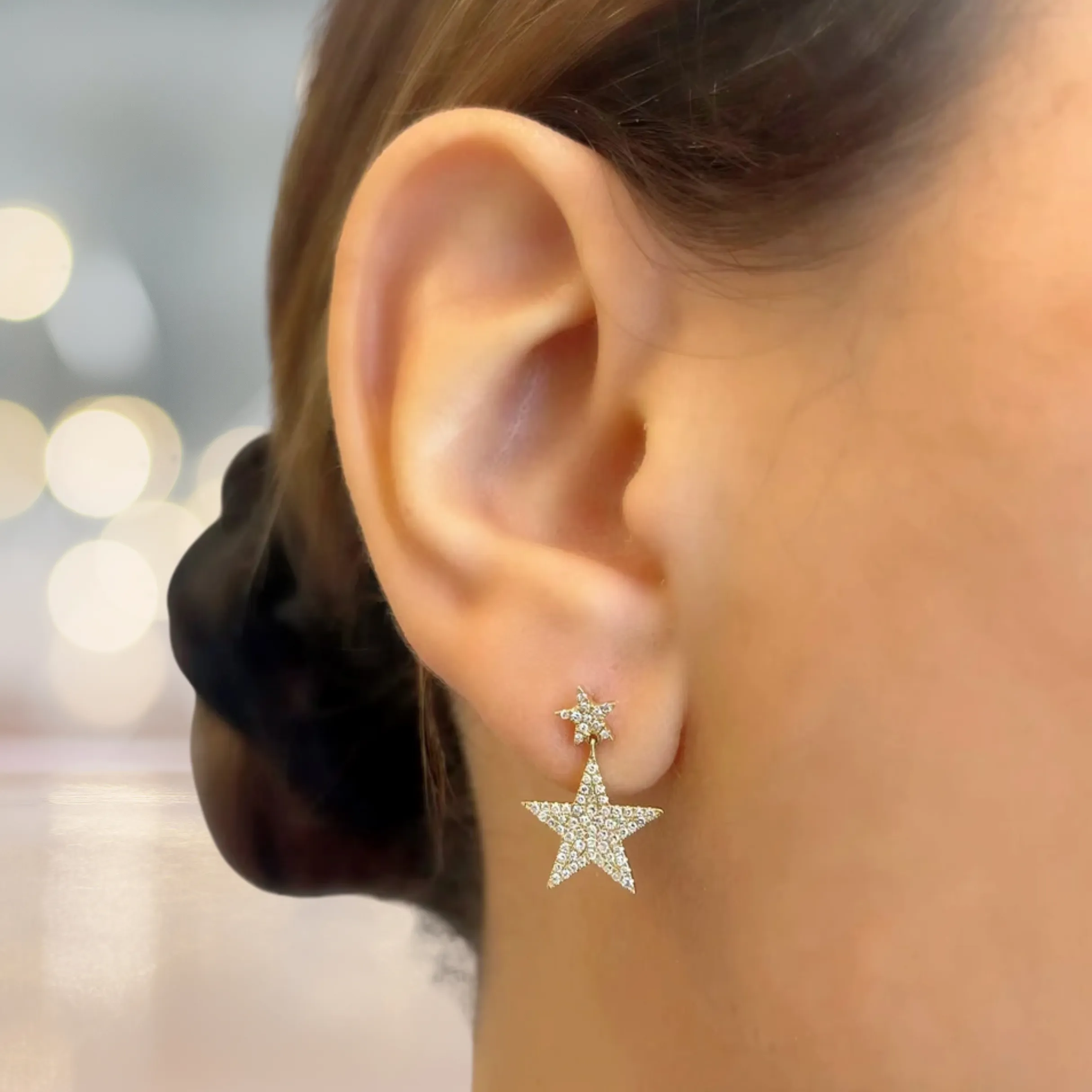 Double Star Diamond Studs