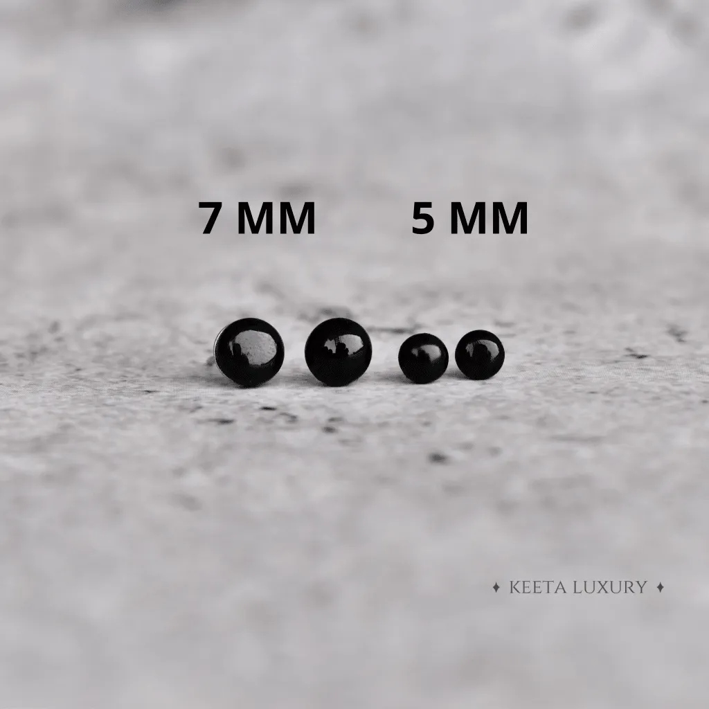 Dovey - Black Onyx Studs