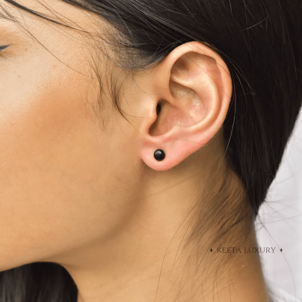 Dovey - Black Onyx Studs