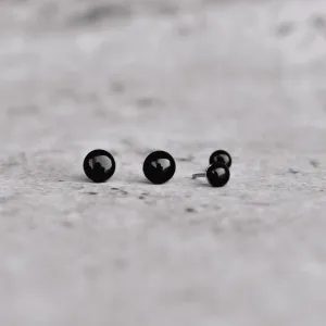 Dovey - Black Onyx Studs