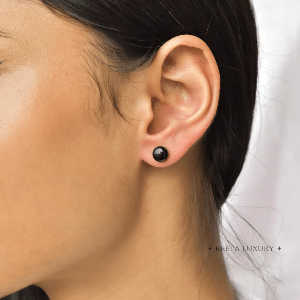 Dovey - Black Onyx Studs