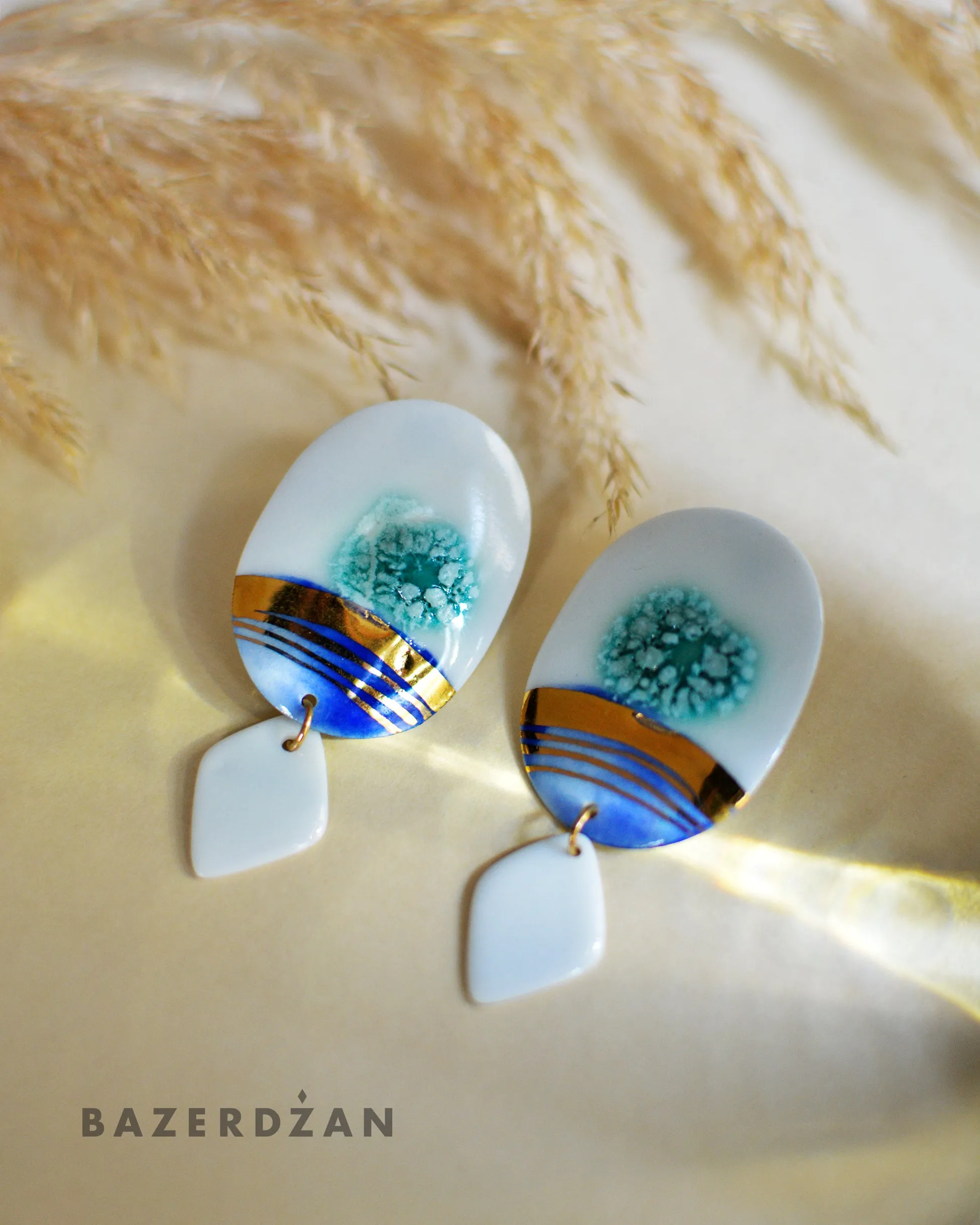 Elegant Ceramic Earrings