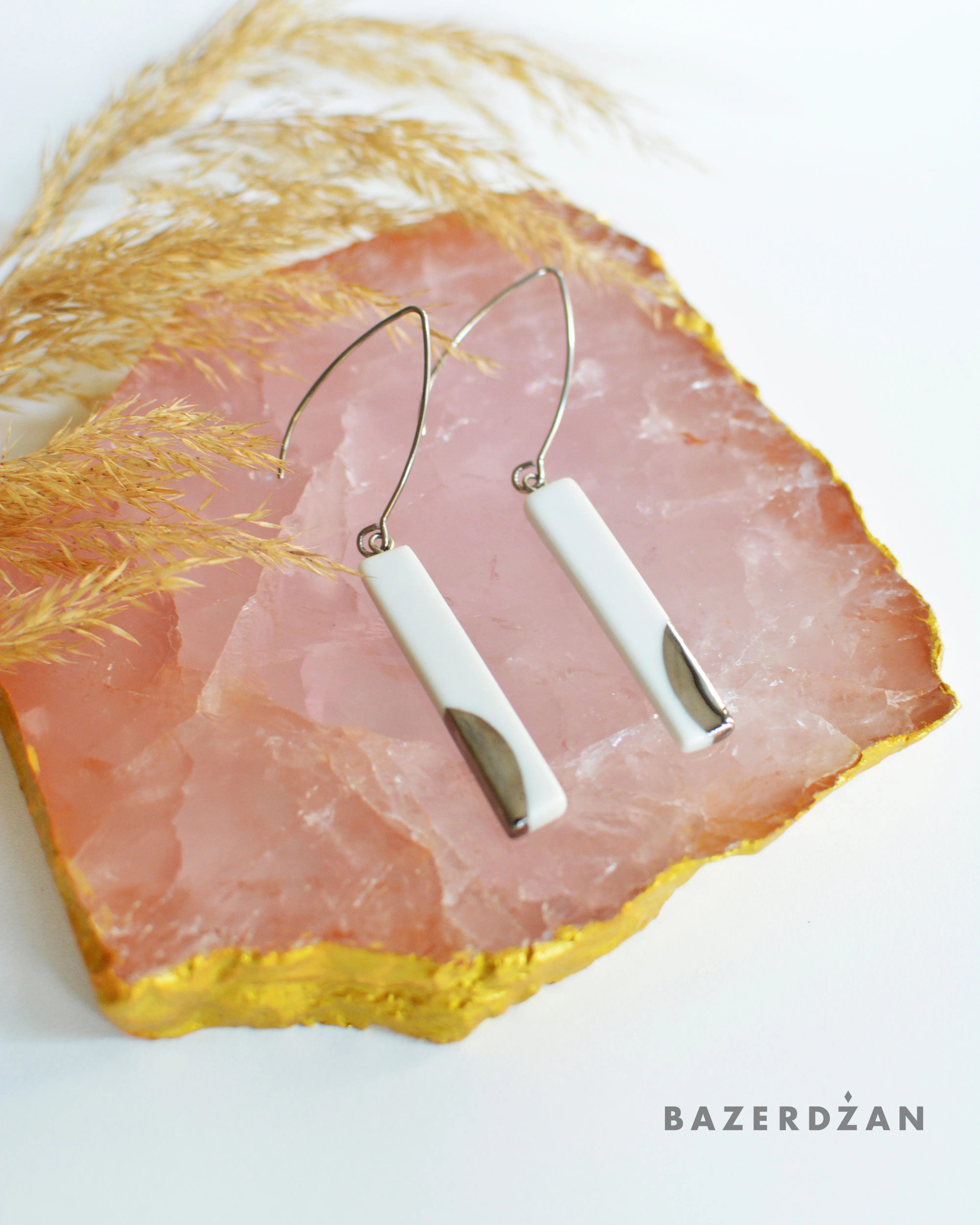 Elegant Ceramic Earrings