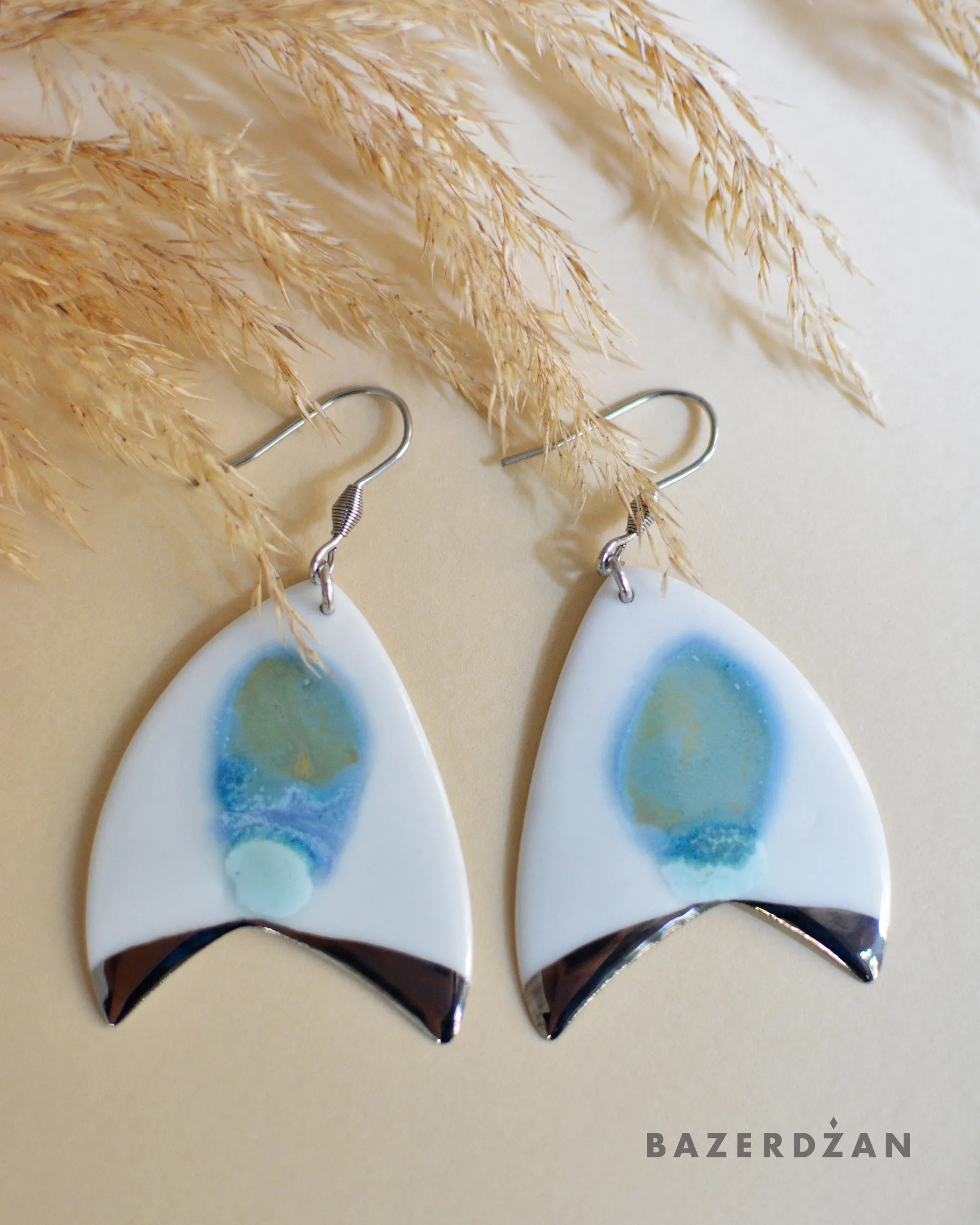 Elegant Ceramic Earrings