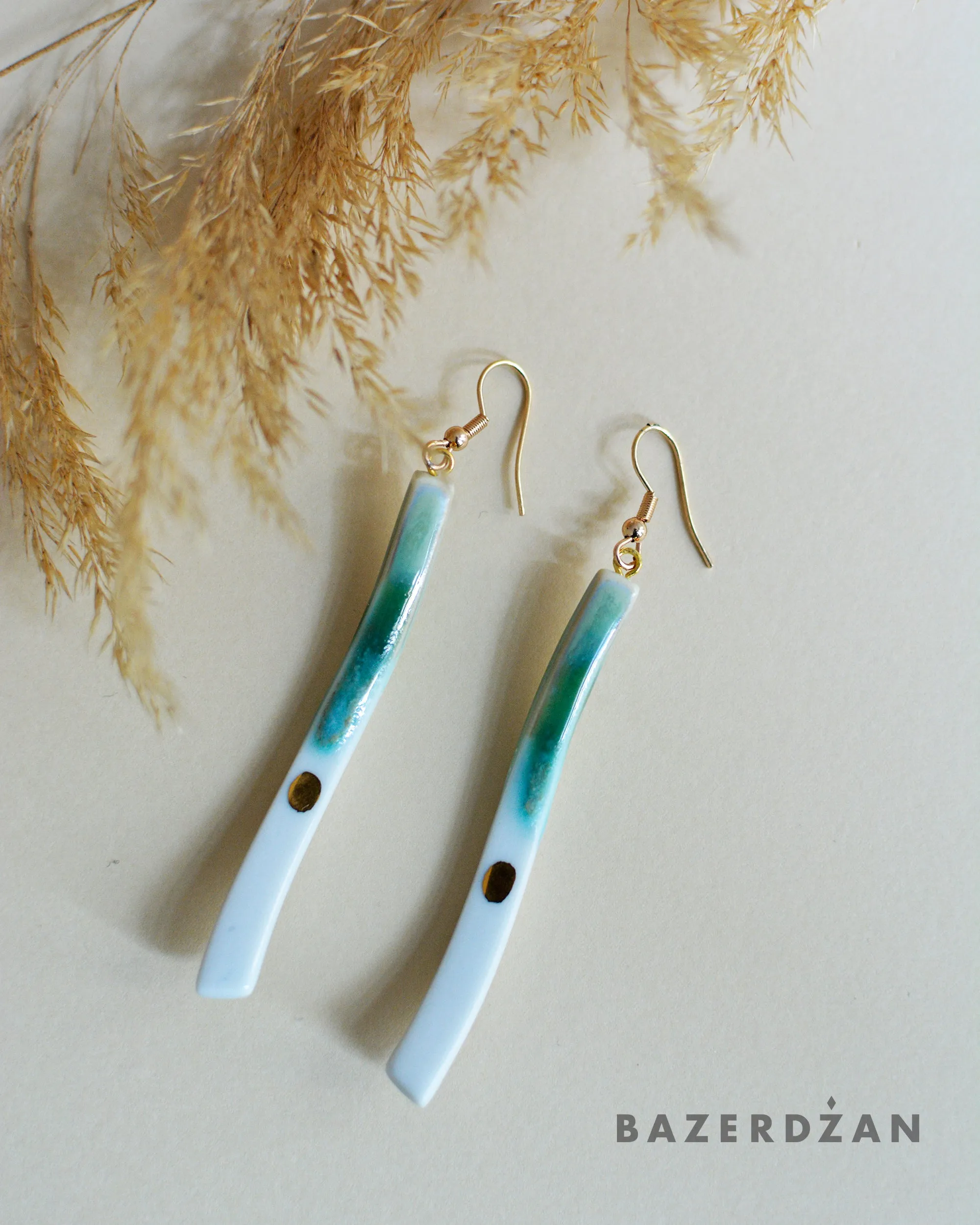 Elegant Ceramic Earrings