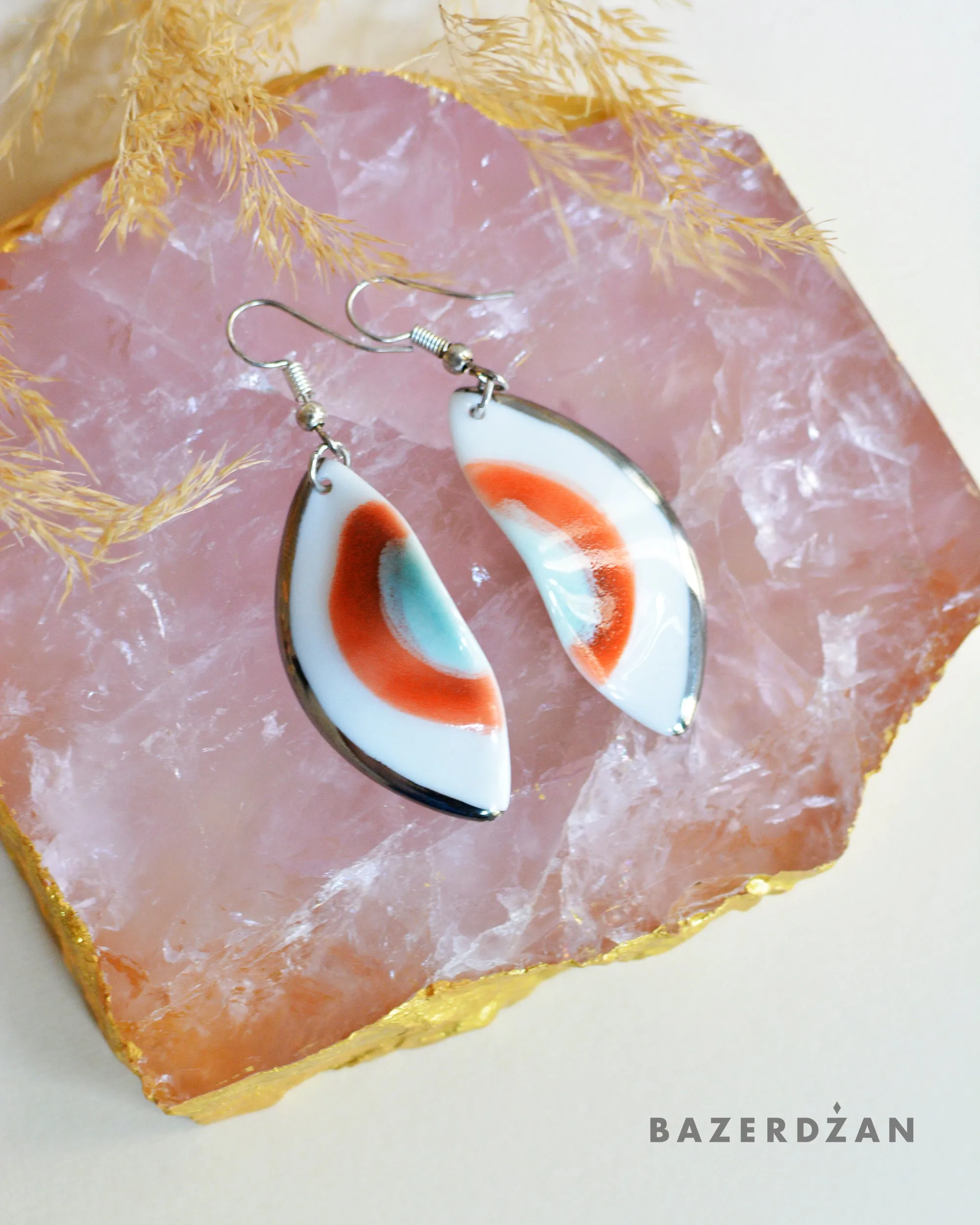 Elegant Ceramic Earrings