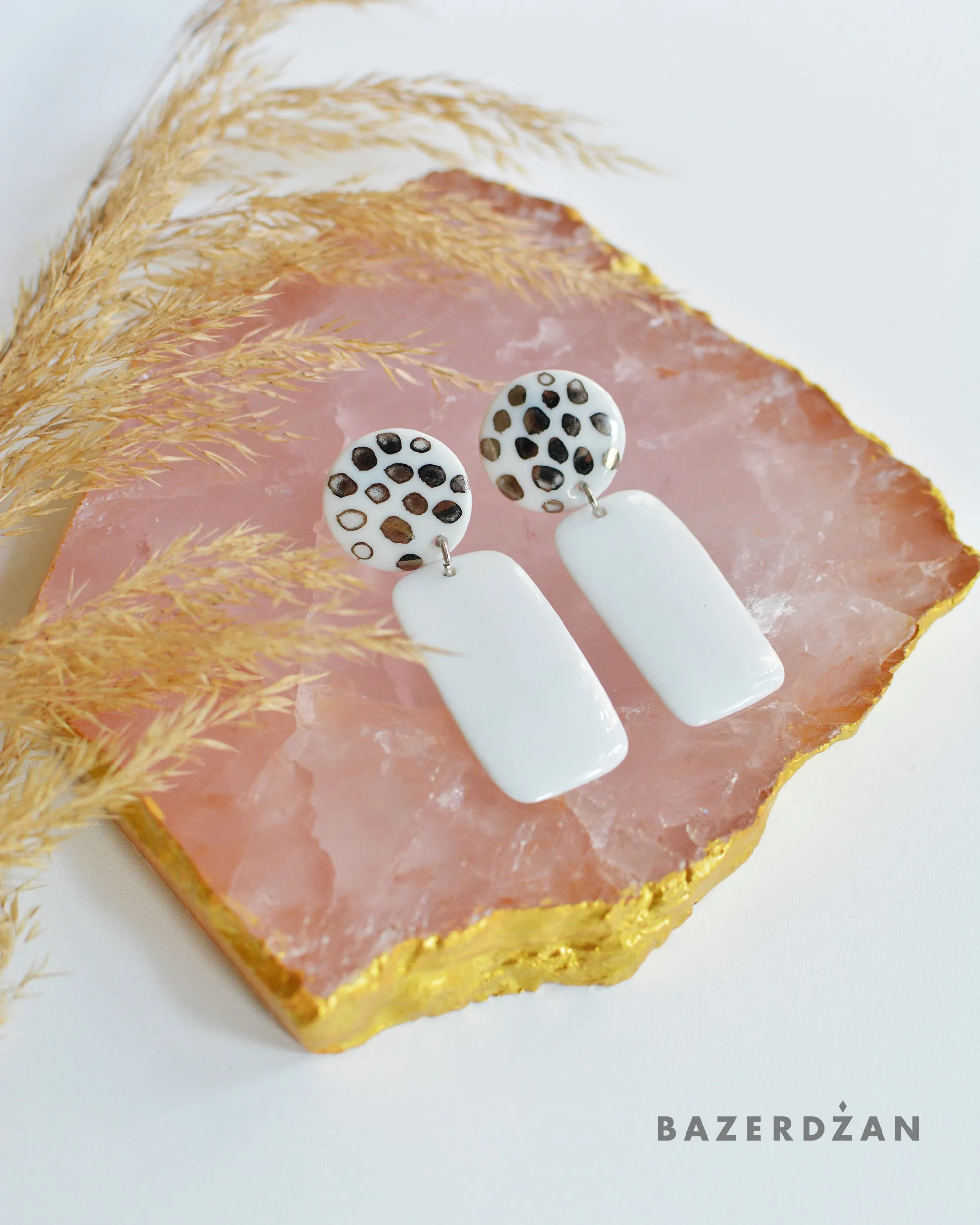 Elegant Ceramic Earrings