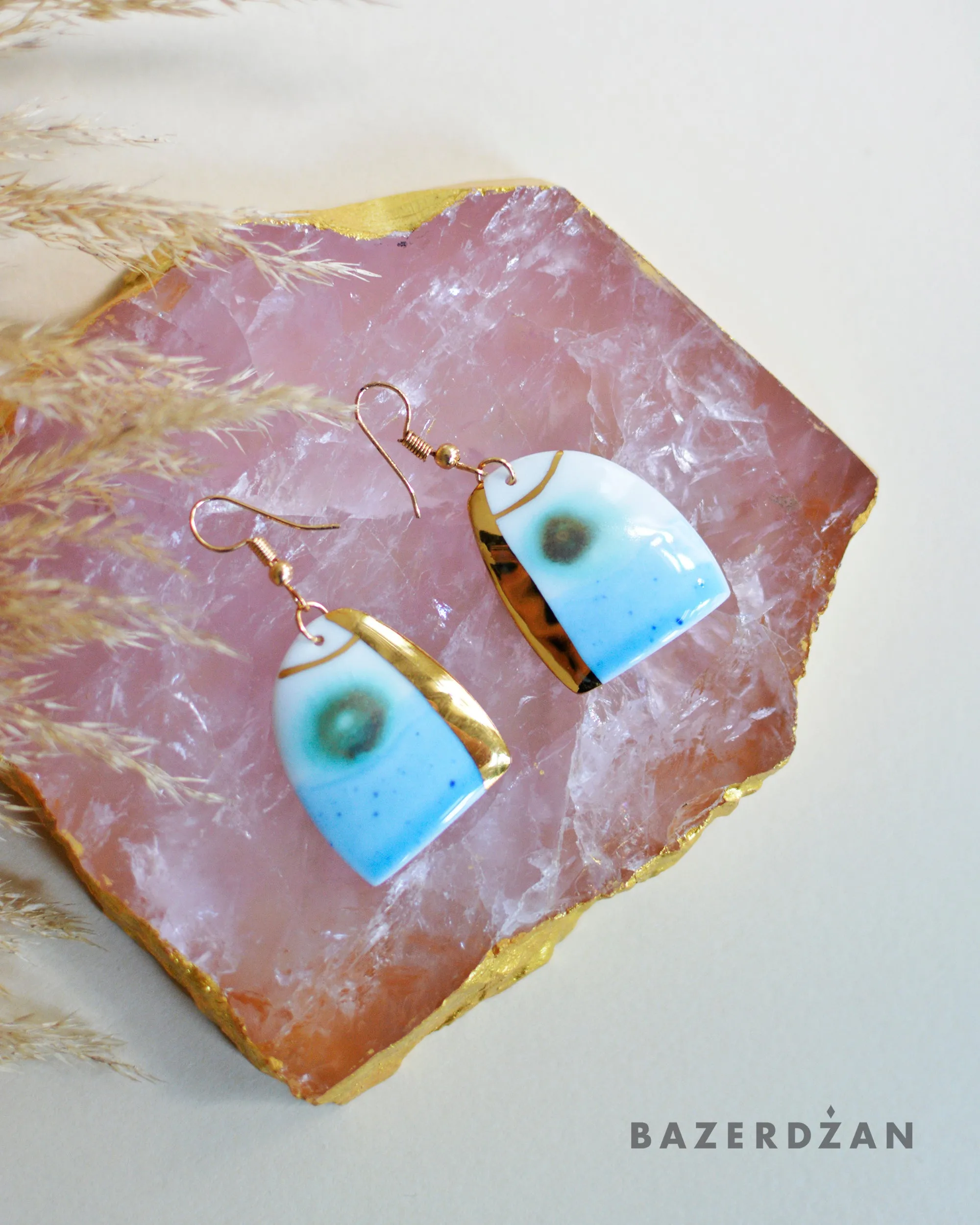 Elegant Ceramic Earrings