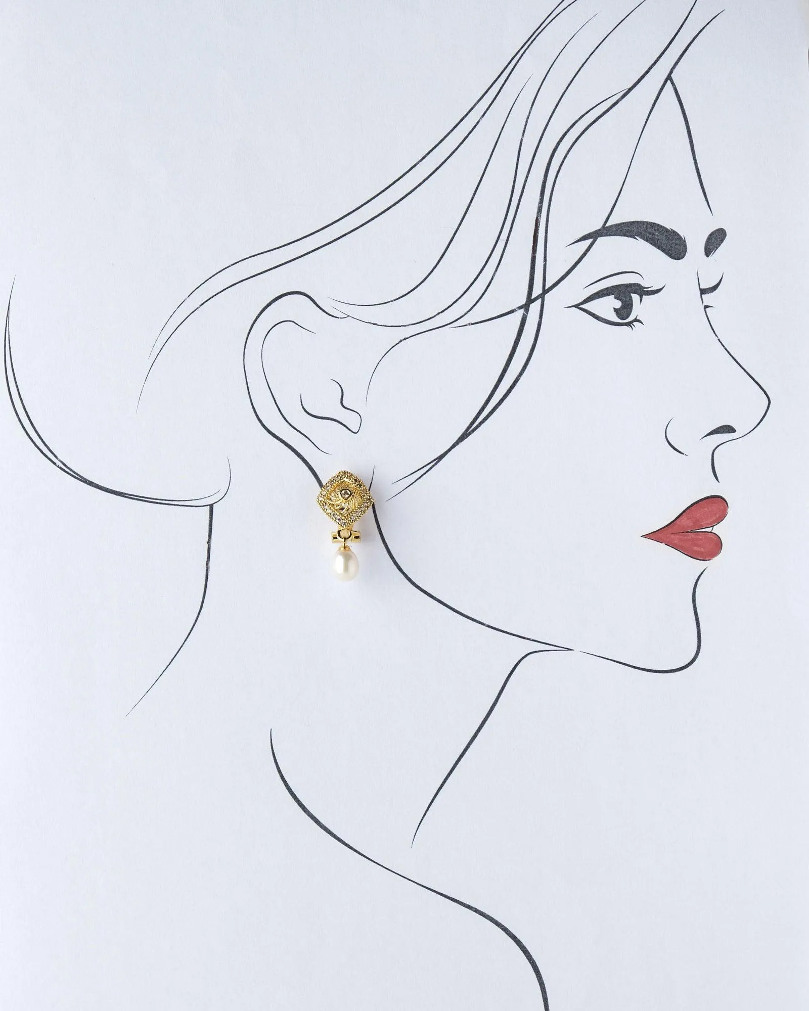 Elegant Pearl Earring