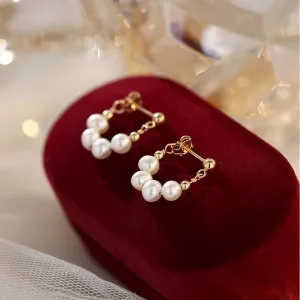 Elegant Pearl Earrings