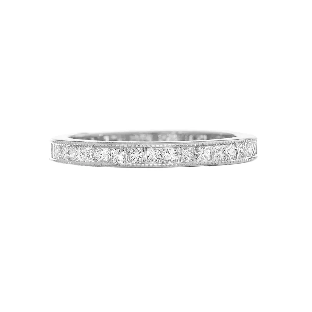 Emma Princess Cut Diamond Band