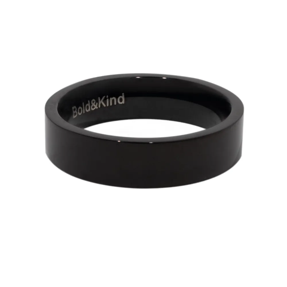 Everyday Stacker Ring (black chrome)