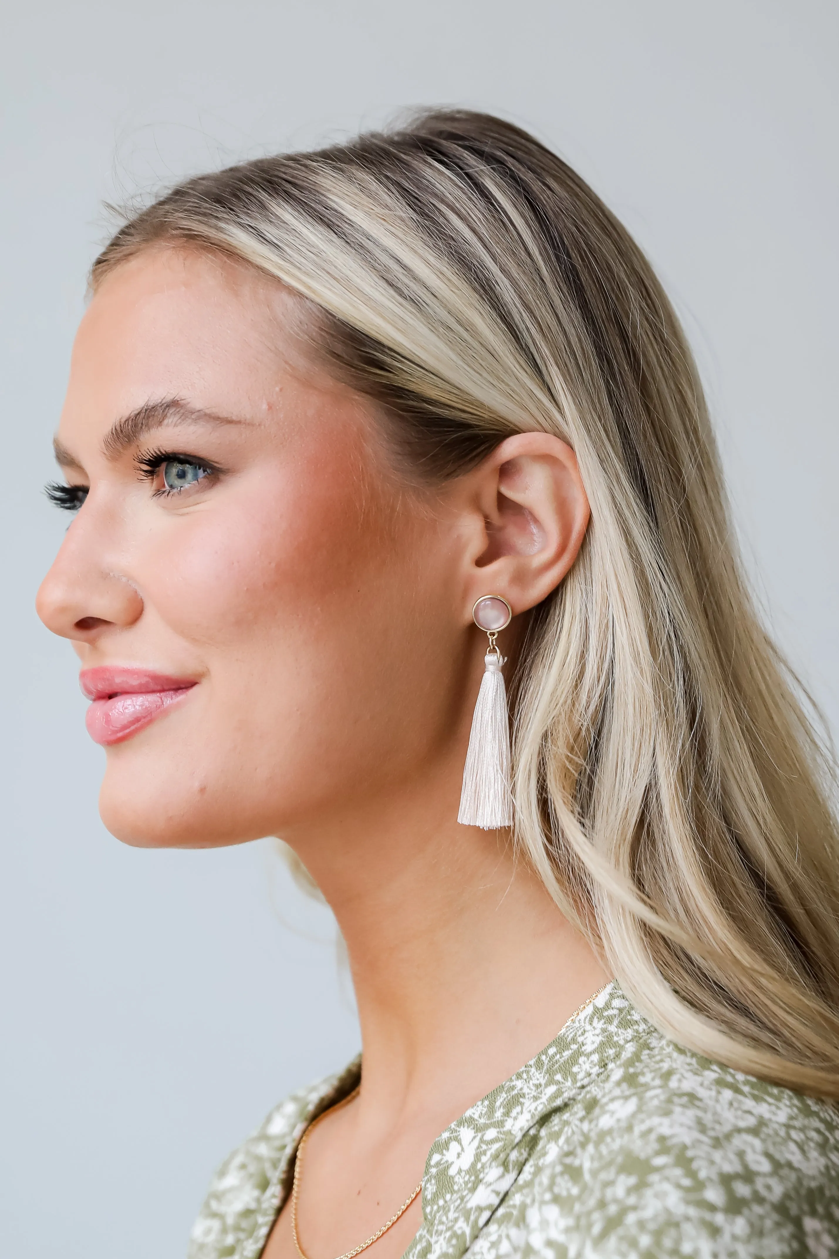 FINAL SALE - Claudia Gold Tassel Earrings