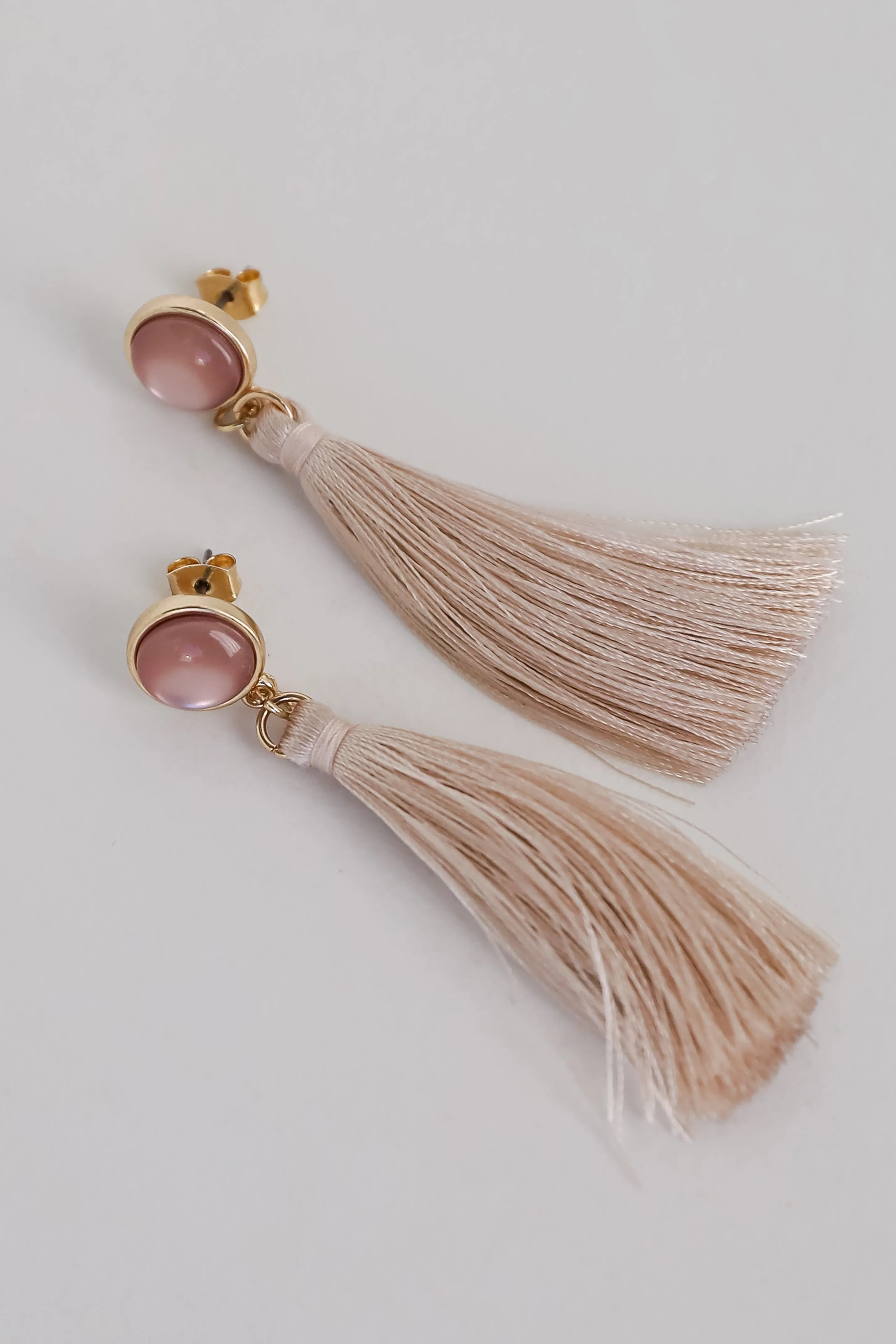 FINAL SALE - Claudia Gold Tassel Earrings