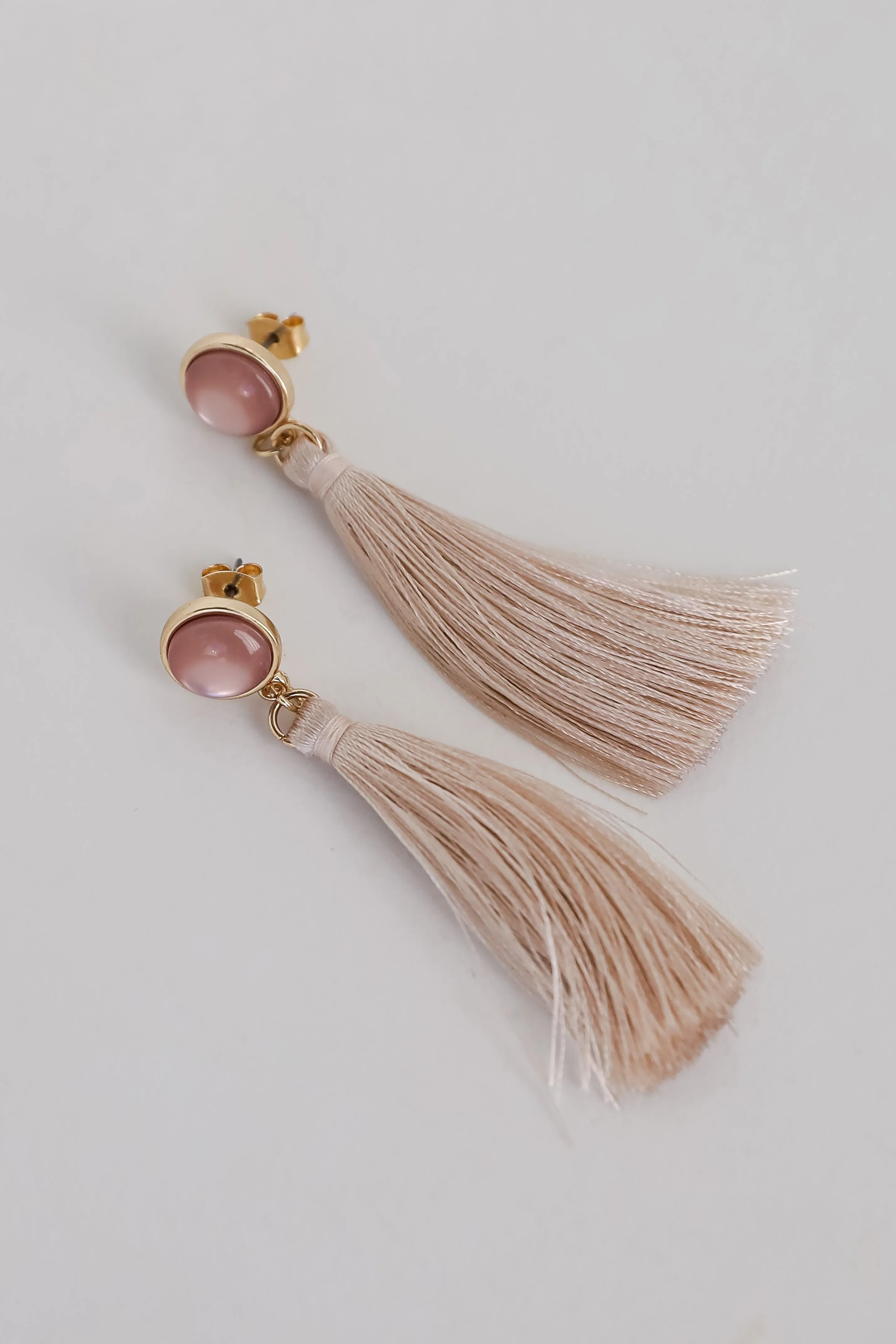 FINAL SALE - Claudia Gold Tassel Earrings