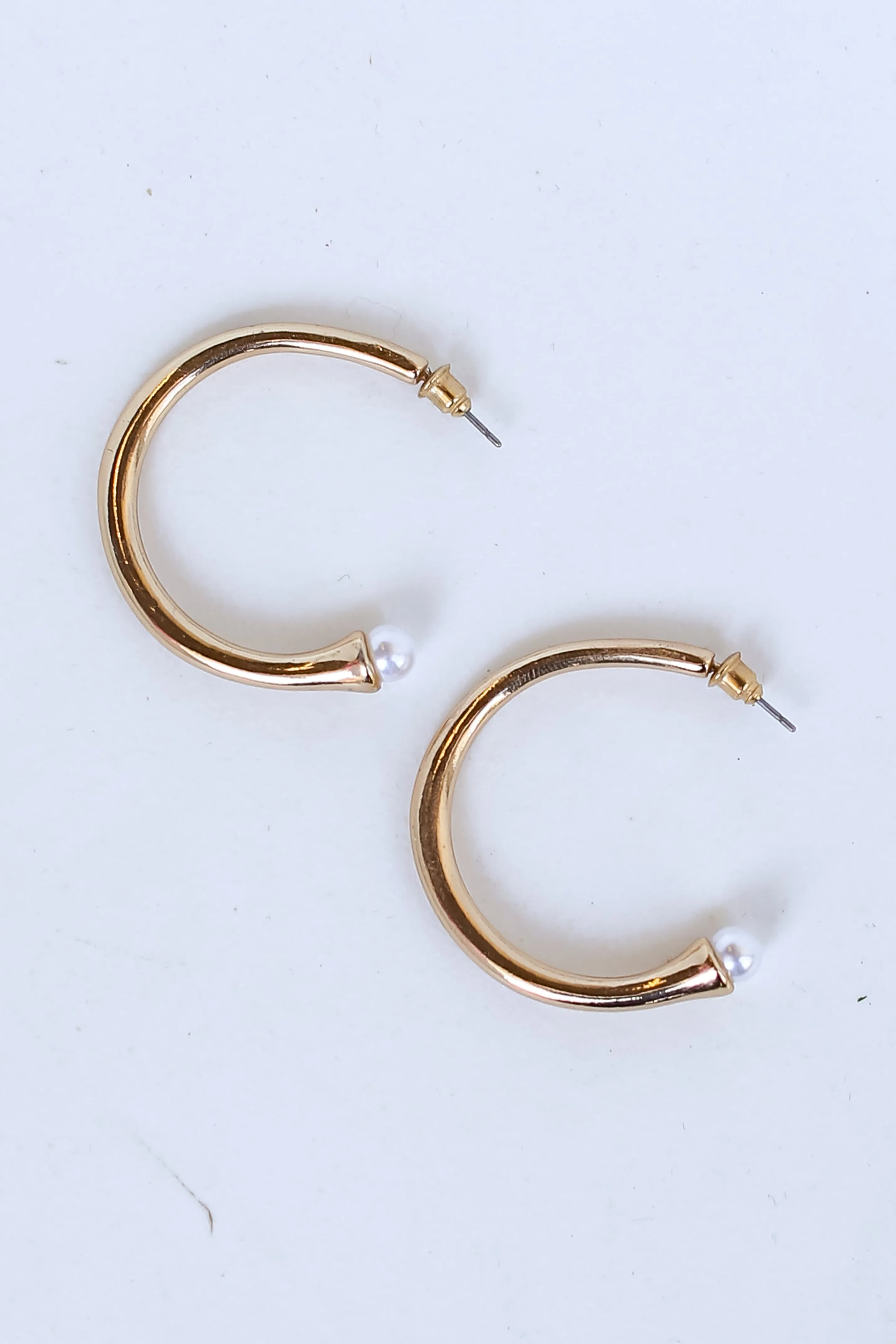 FINAL SALE - Rachelle Gold Hoop Earrings