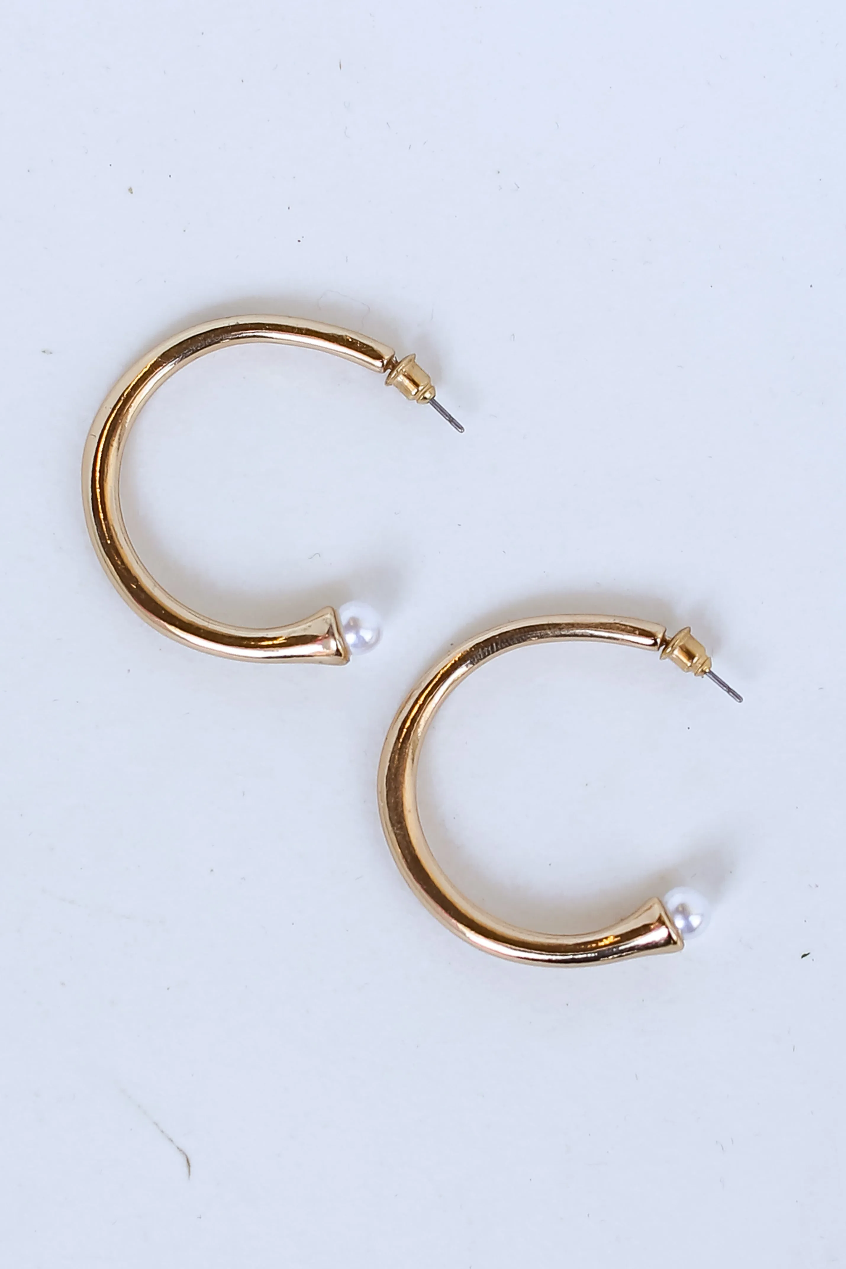 FINAL SALE - Rachelle Gold Hoop Earrings