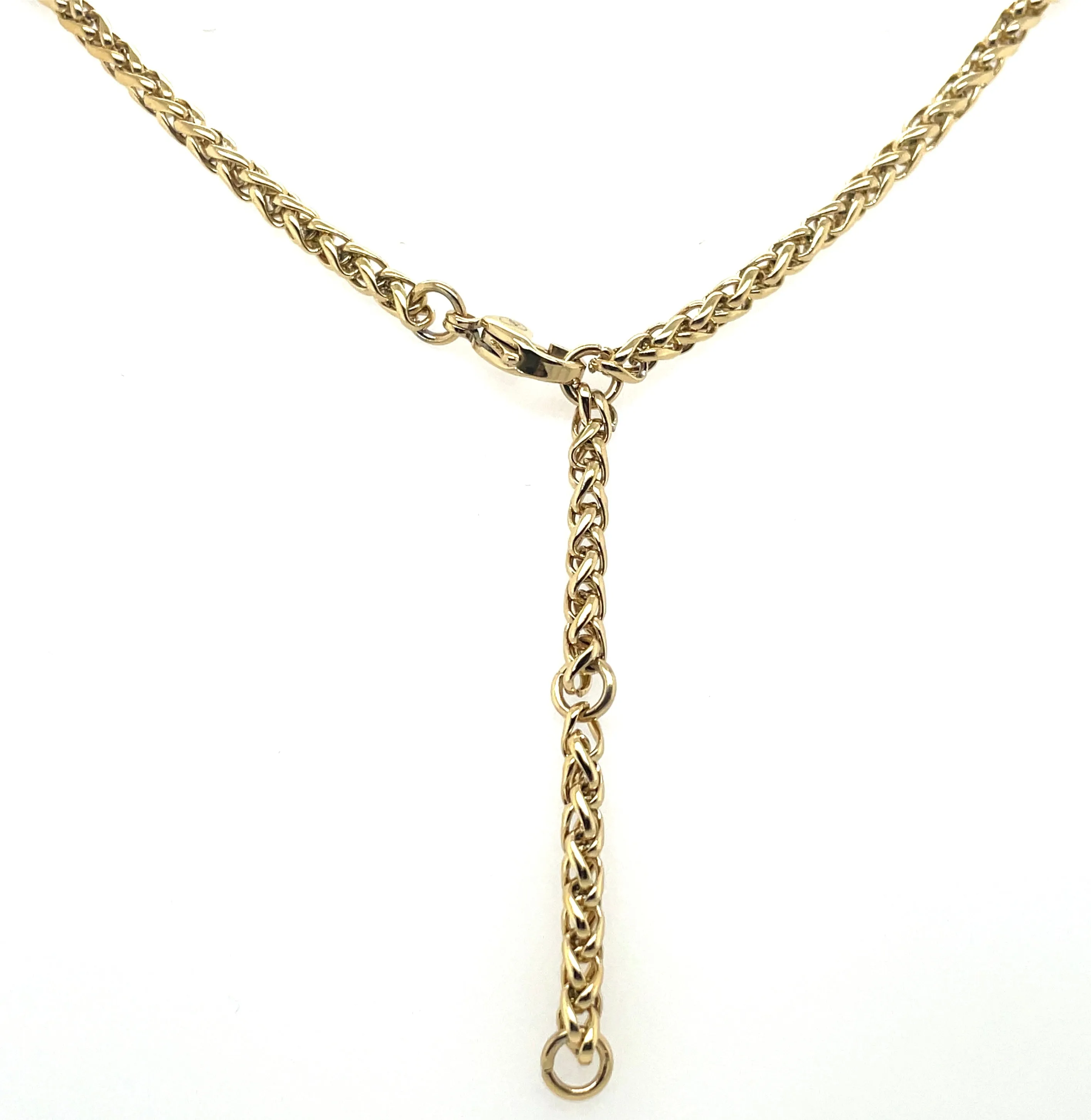 Gents Golden 22” Spiga Necklace