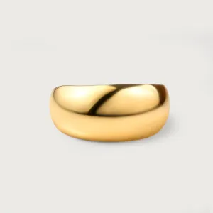 Gold Dome Ring in 9K Gold