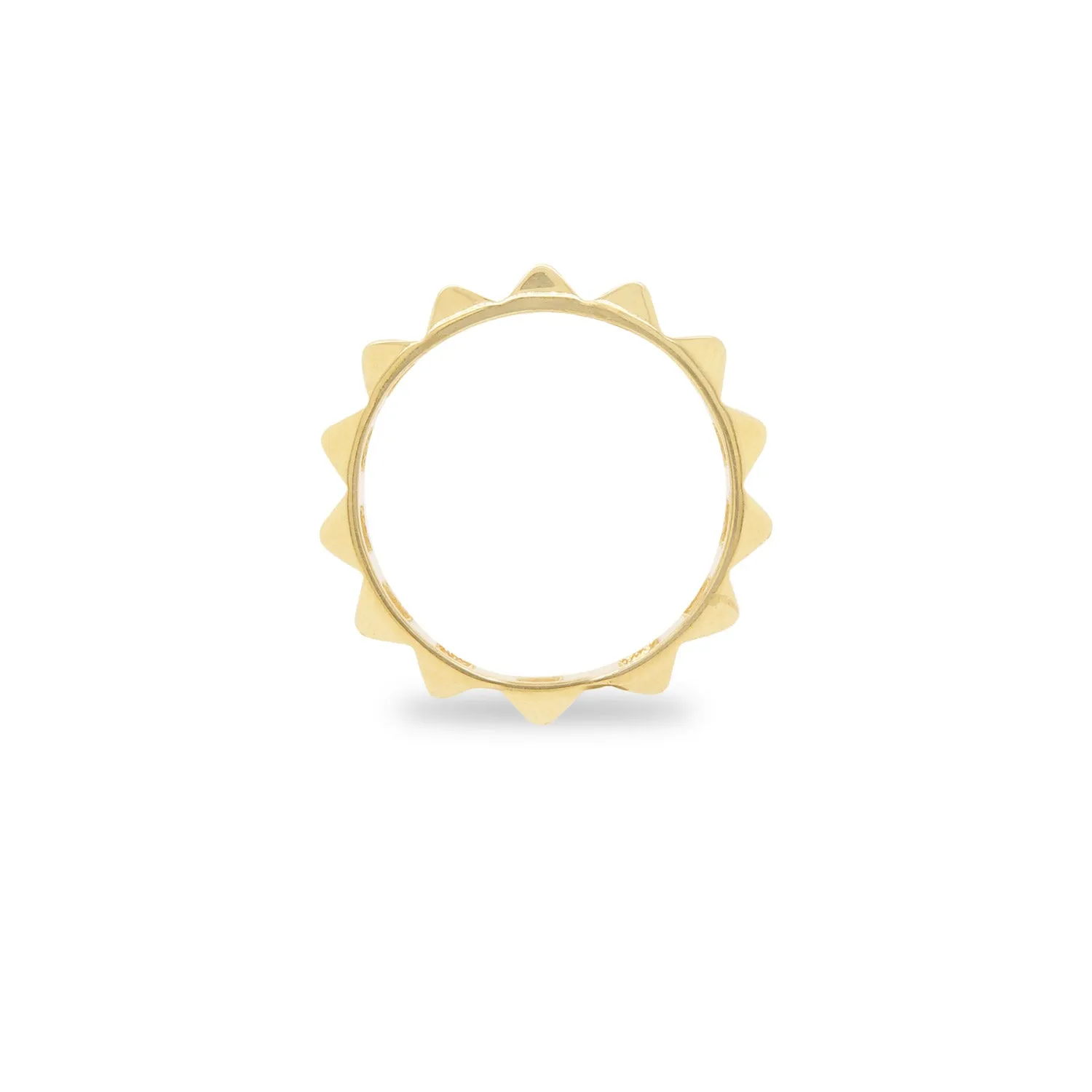 Gold Rockstud Ring