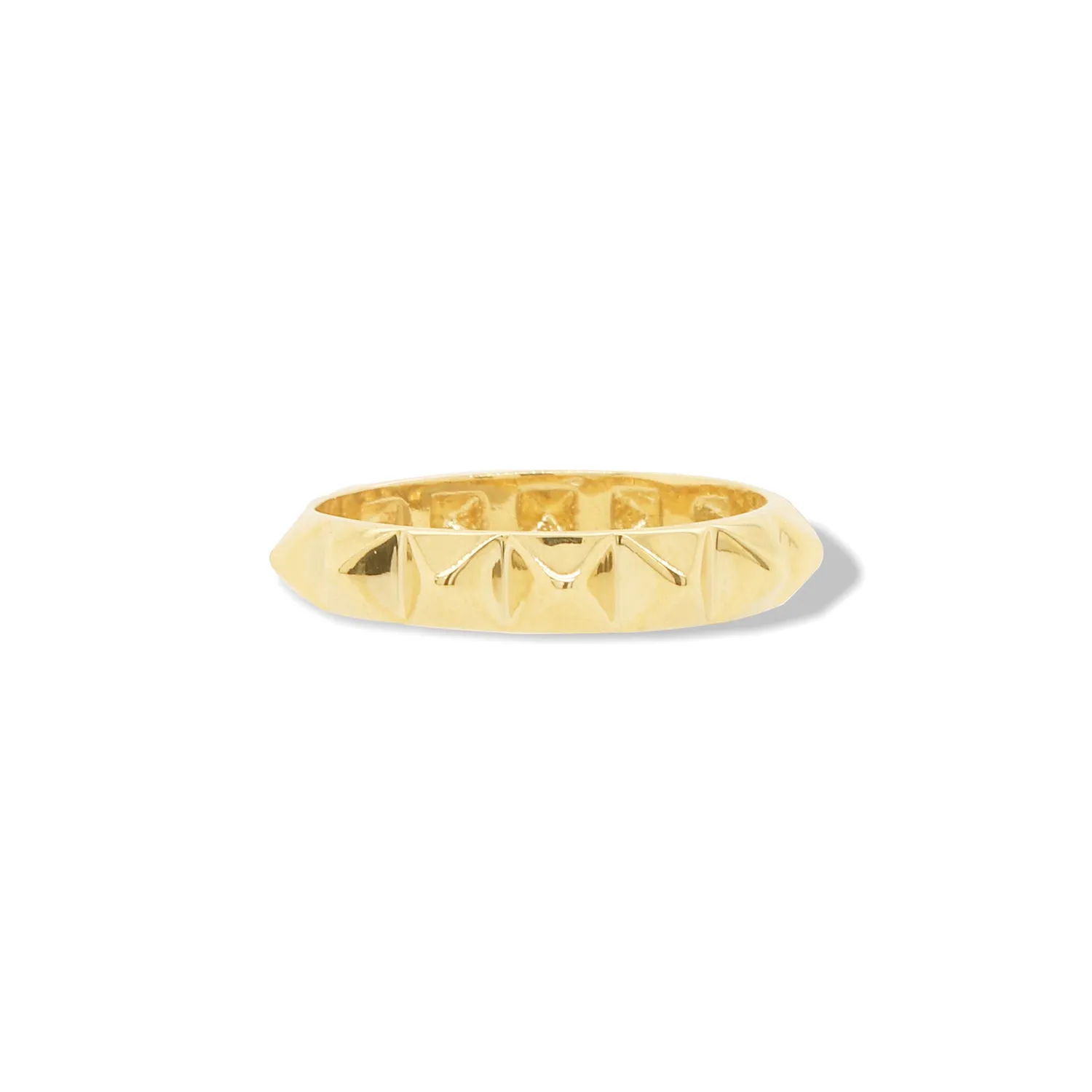 Gold Rockstud Ring