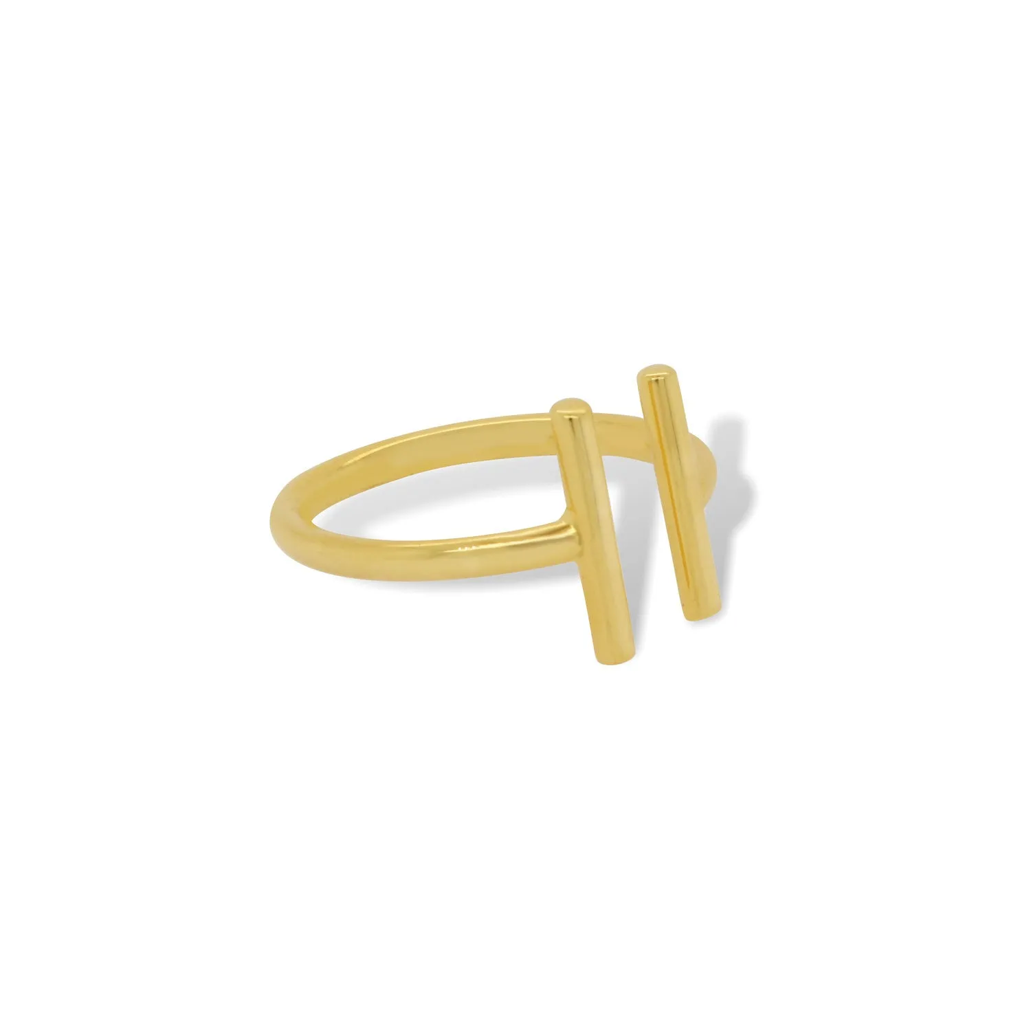 Golden Bar Ring