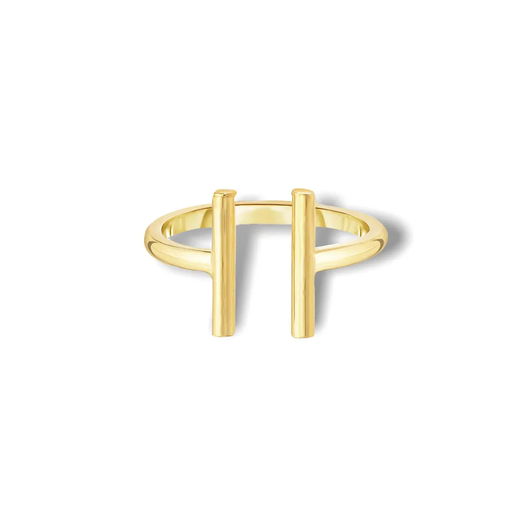 Golden Bar Ring